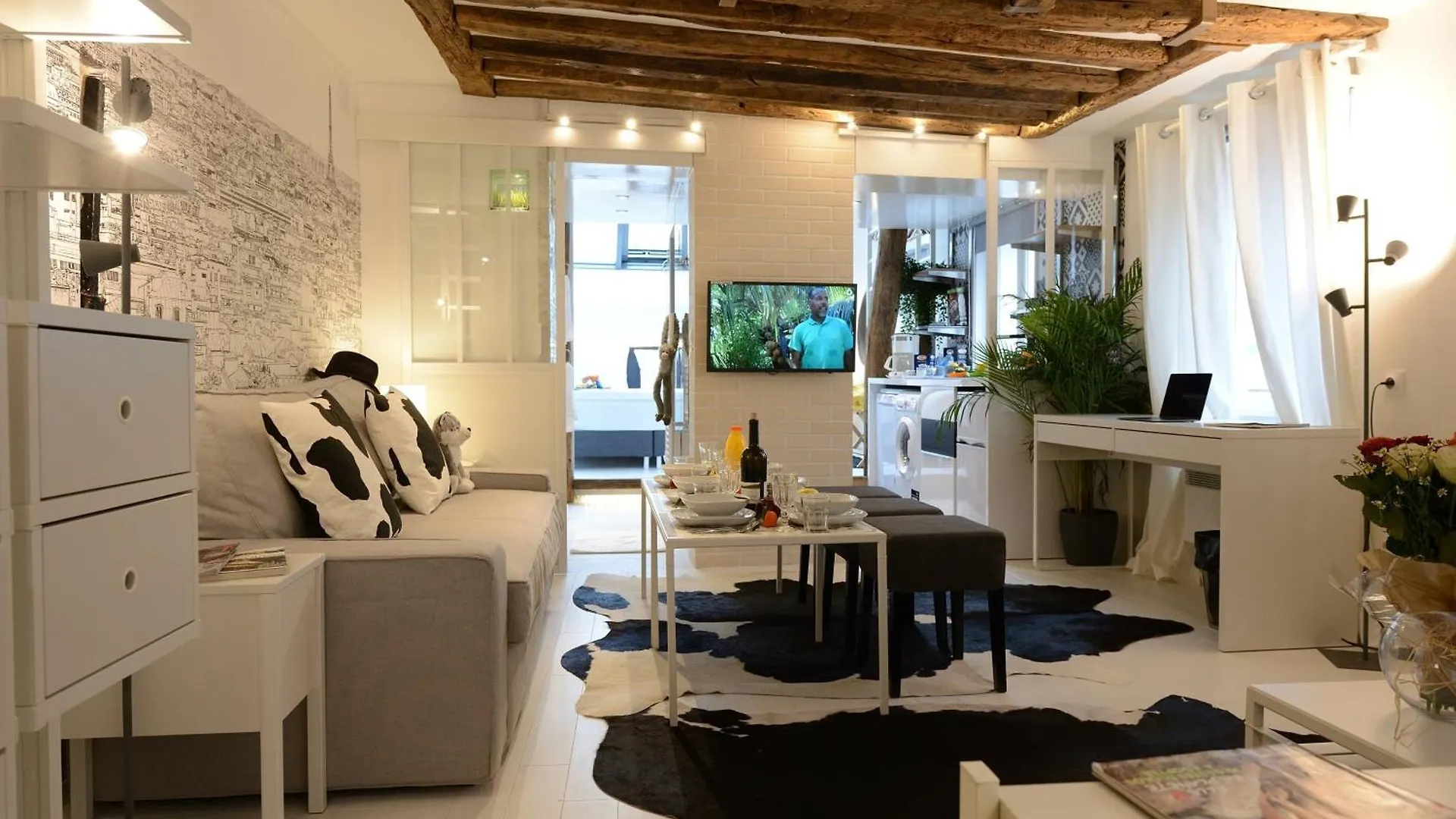 דירות פריז Les Patios Du Marais 2